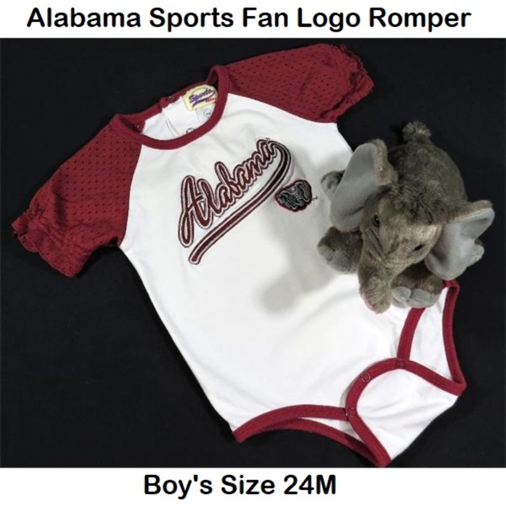 Alabama Sports Logo 1-Piece Romper